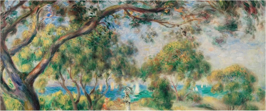 Fotó Tapéta Falfestmény Tengerparti táj 250x104 Ragasztó