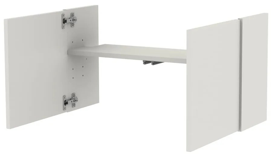 Fehér moduláris polcrendszer 162x190 cm Bridge – Tenzo