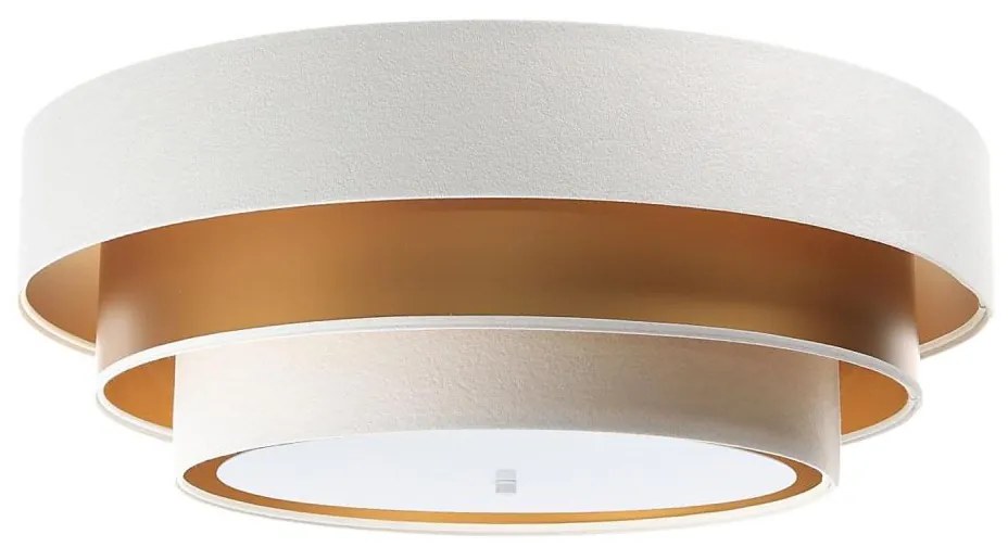 BPS Koncept TRINITI mennyezeti lámpa 2xE27/60W/230V fehér/arany 050-2EP-079