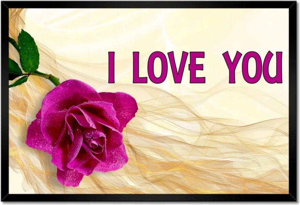 Poszterek keretben 60x40 Nőnap Ajándék Love