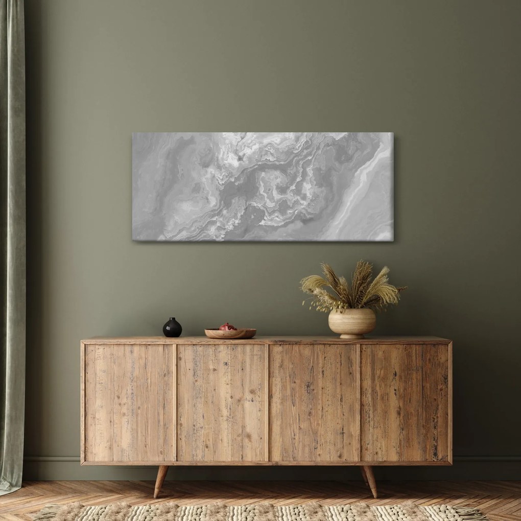 Kép - Márvány fekete-fehérben (120x50 cm)