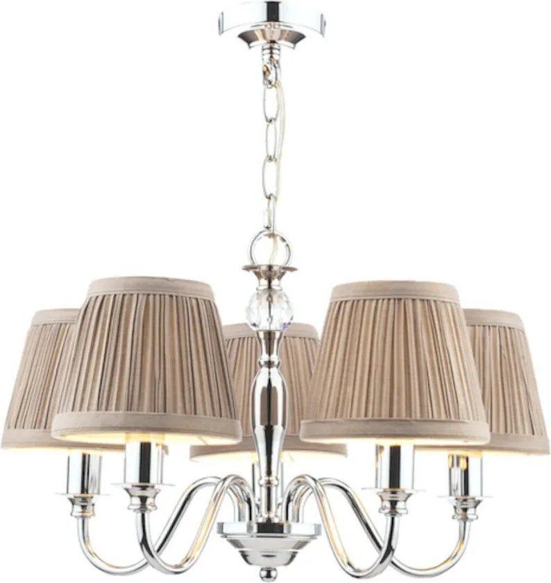 LAURA ASHLEY 3743659-Q ELLIS Kristály Csillár Csiszolt króm E14 IP20