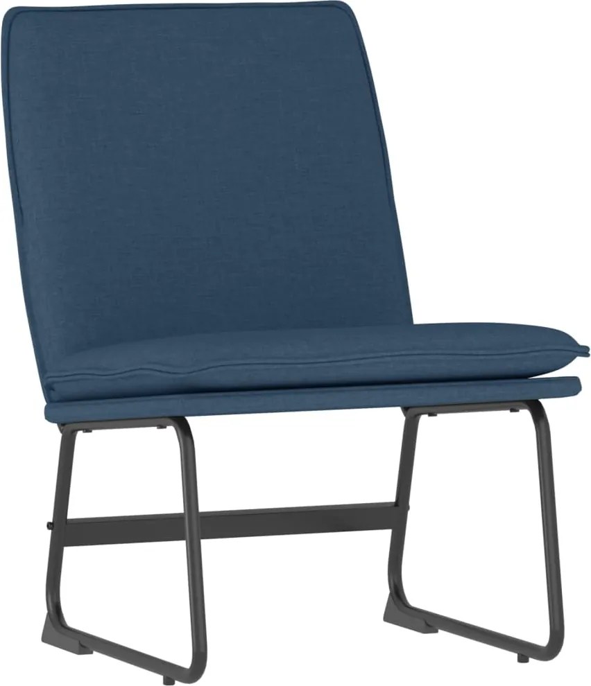 vidaXL kék szövet pihenőszék 52 x 75 x 76 cm