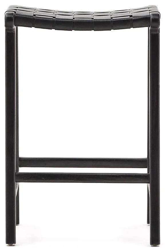 Fekete mahagóni fa bárszék Calixta – Kave Home