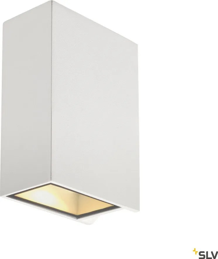 SLV 232441 QUAD Modern Kültéri Fali Lámpa Fehér LED IP44