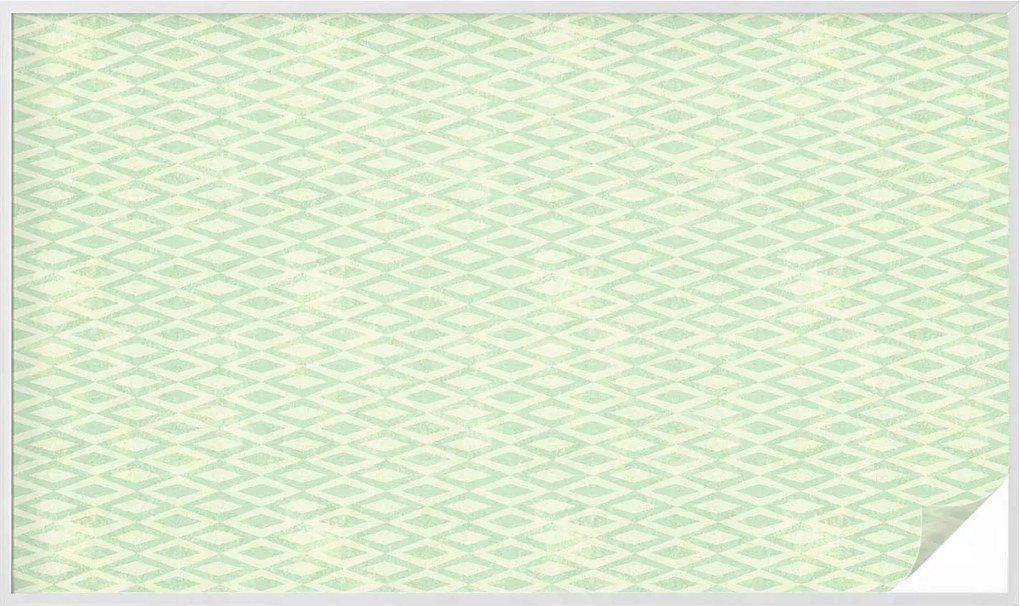 Öntapadós szélvédő furnér Adatvédelem Zöld rombuszok 200x116