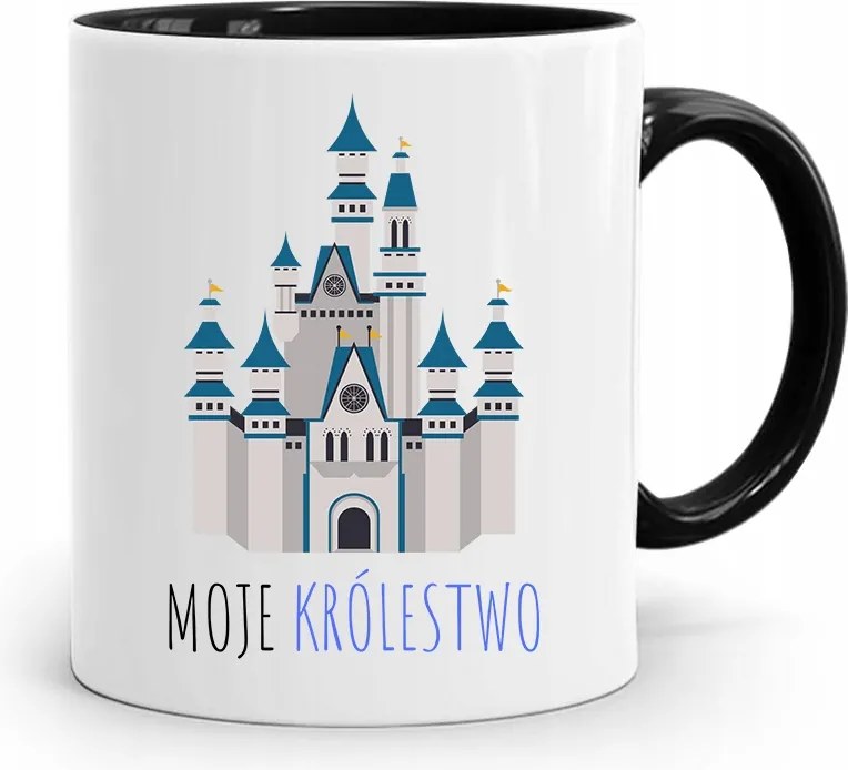 Fekete Bögre Gyerekeknek Az Én Birodalmam +név fényképes nyomattal