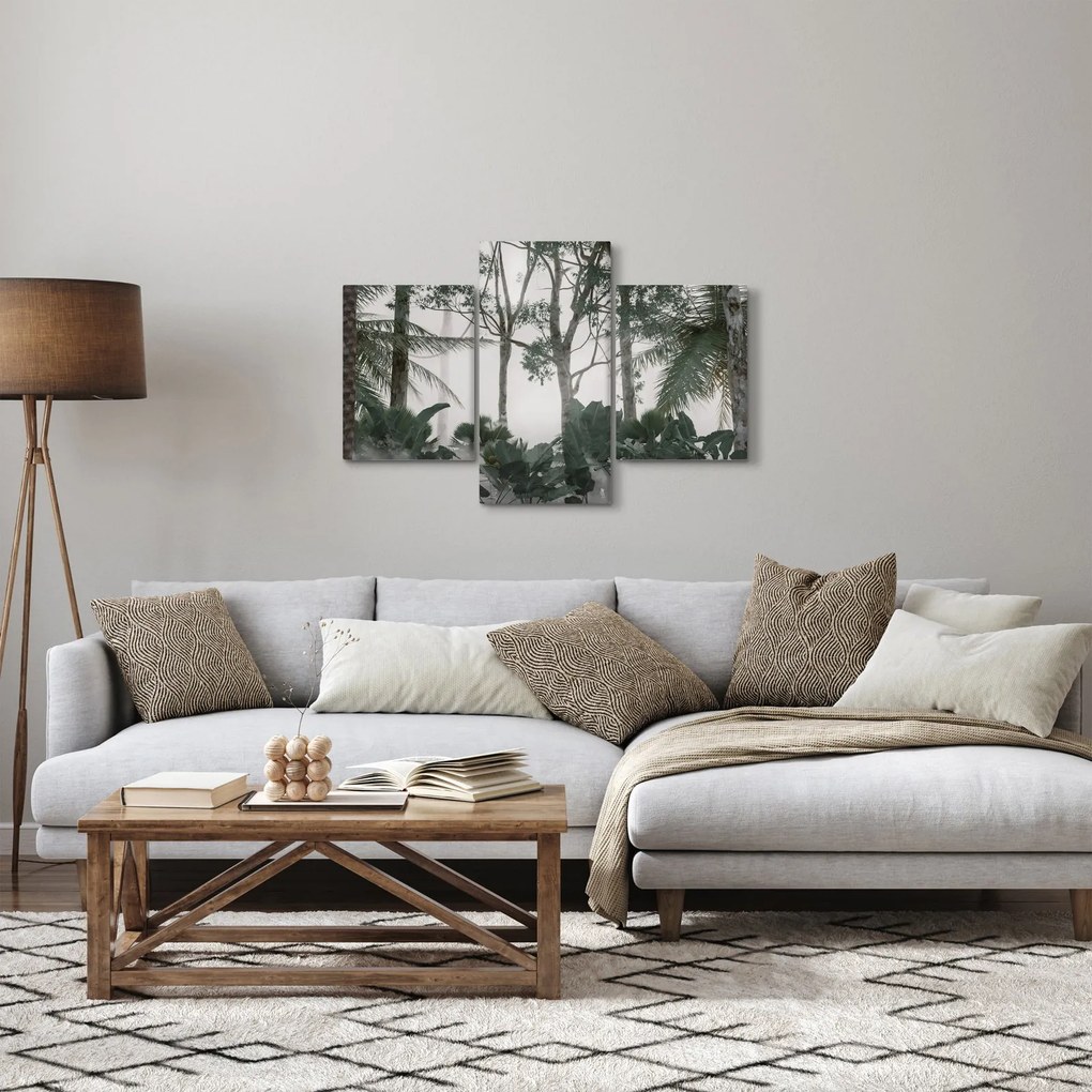 Kép - dzsungel a reggeli ködben (90x60 cm)