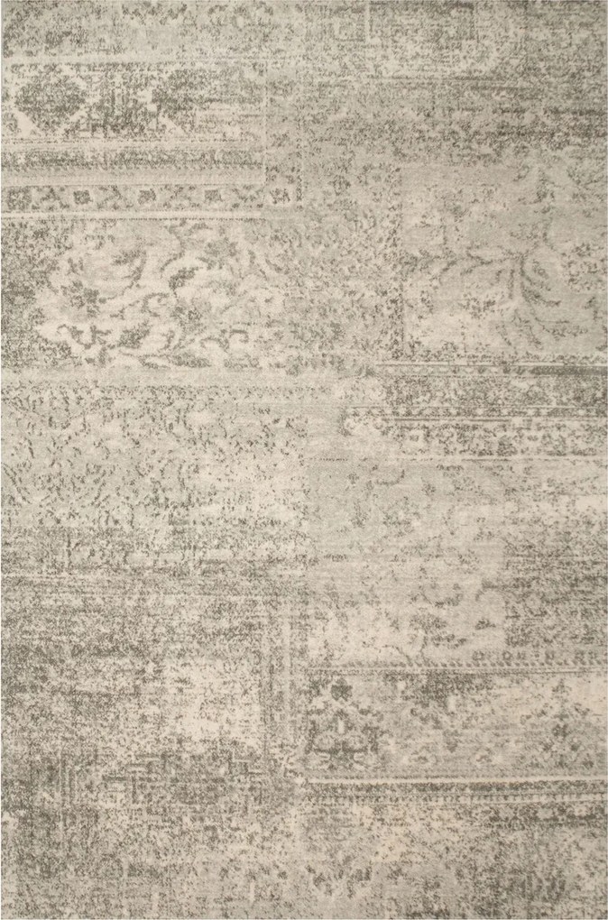 Isfahan-m Korist Gyapjúszőnyeg Szürke Hamutartó Vintage Dísz 80x120 cm