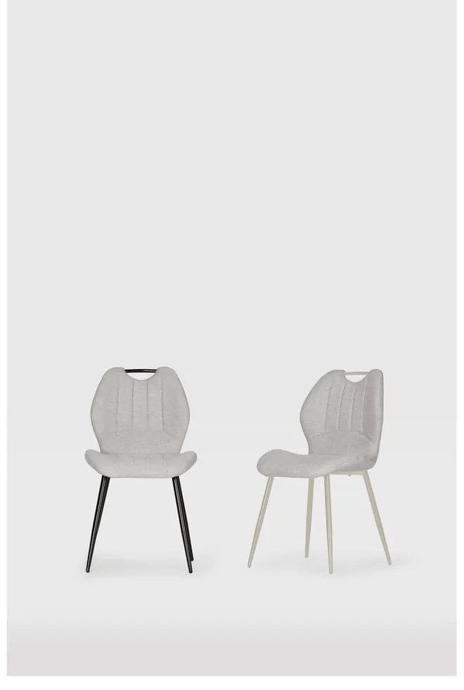 Világosszürke étkezőszék szett 4 db-os Muli – Marckeric