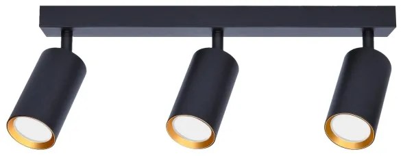 Brilagi - LED dimmelhető spotlámpa SELE 3xGU10/6,5W/230V fekete/arany