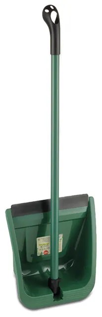 Fass Natural Green nyeles szemeteslapát gumi éllel zöld