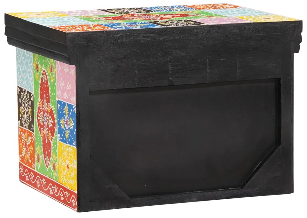Éjjeli Szekrények 2 db 40x30x28 cm Szilárd Fa Mangó és Műléces Fa