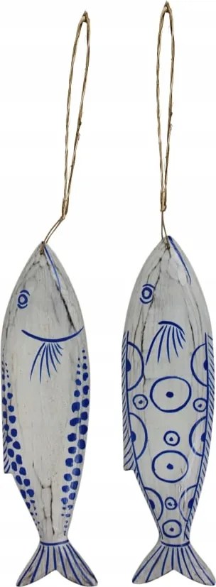 Hal albizia fa, lógó dísz 38cm