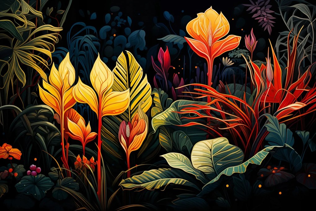 Poszter 60x40cm Trópusi szimfónia