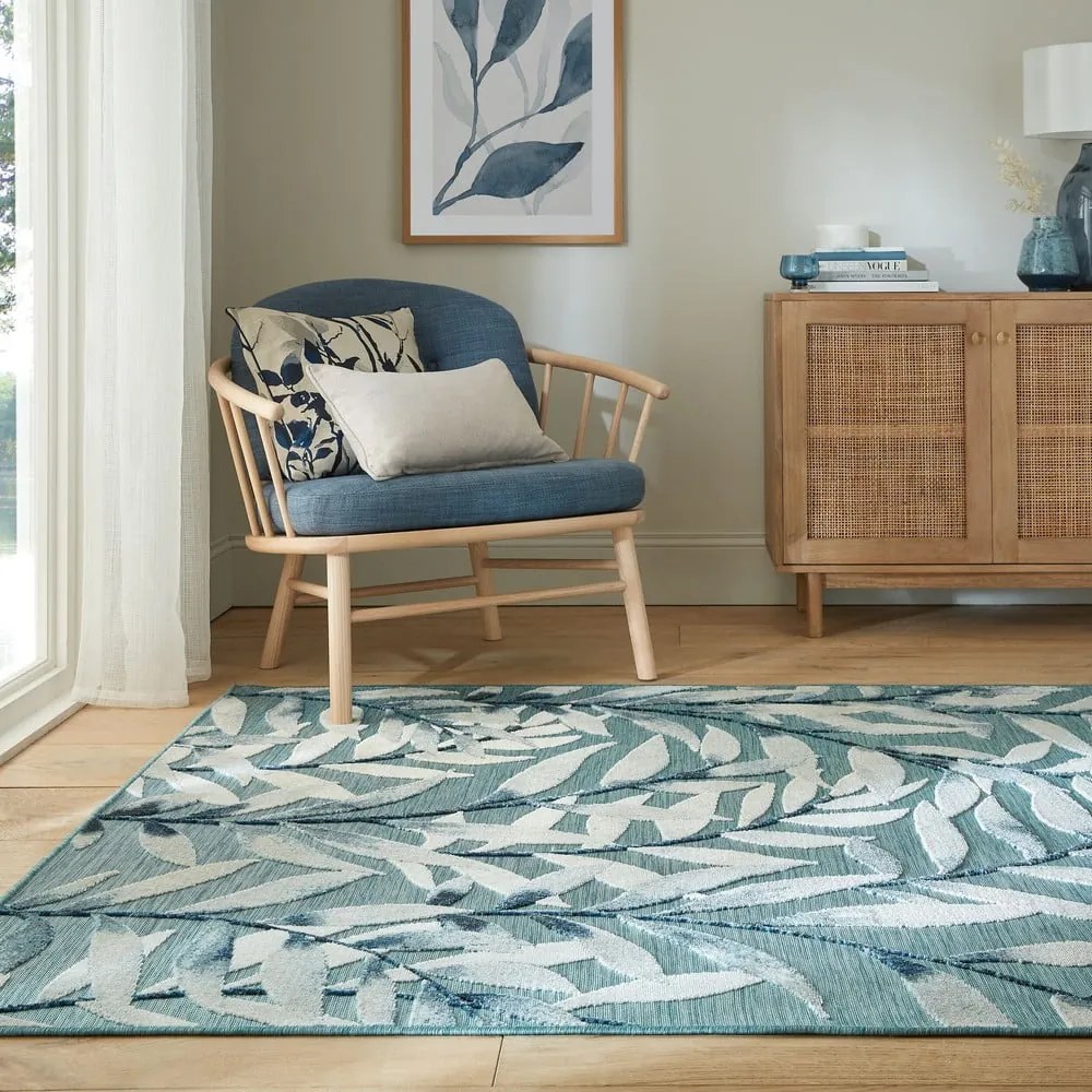 Kék kültéri szőnyeg 290x200 cm Willow - Flair Rugs