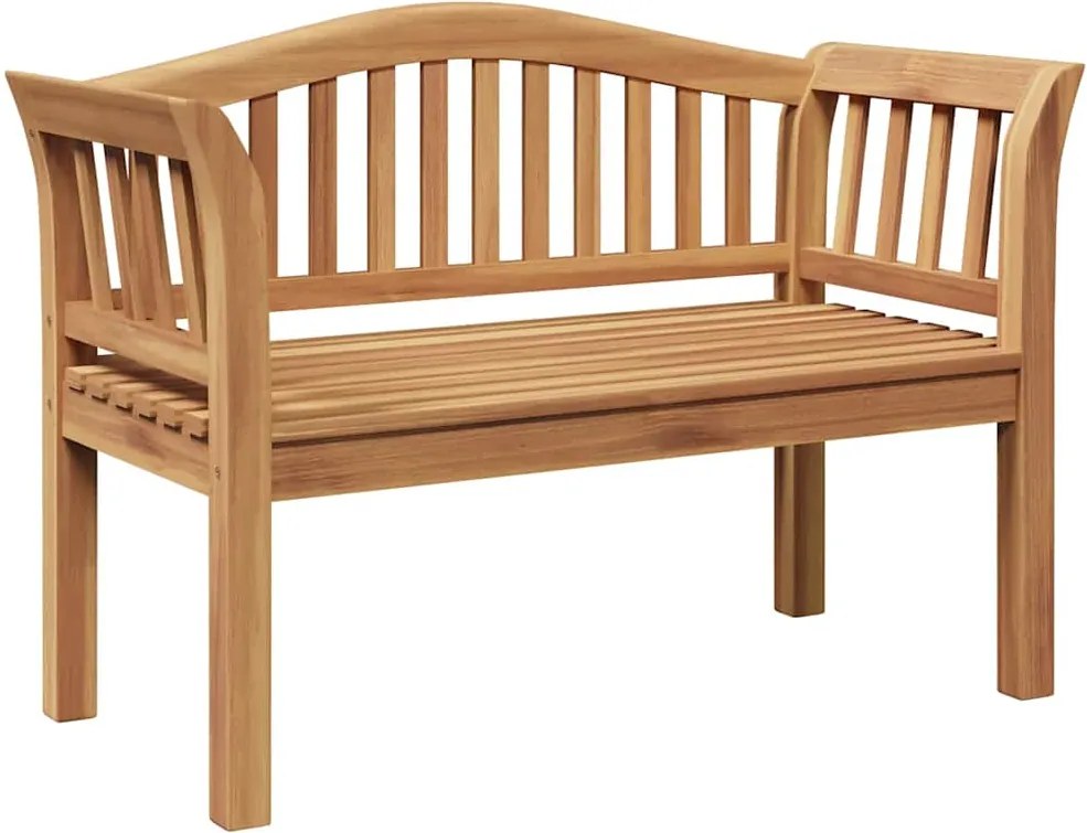 vidaXL pad Barna 120 x 53,5 x 85 cm Tömör tíkfa