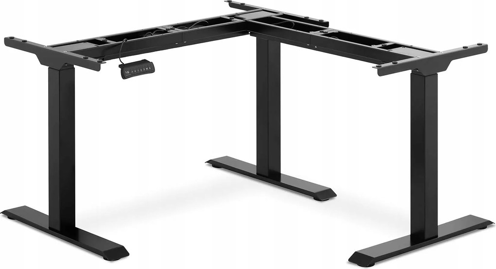 Gamer Számítógép Sarok Íróasztal Fekete 110x130 Fromm &amp; Starck