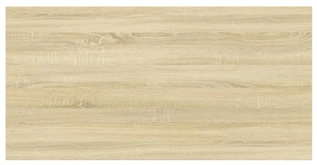 4 db sonoma-tölgy színű forgácslap könyvespolc 60 x 30 x 1,5 cm