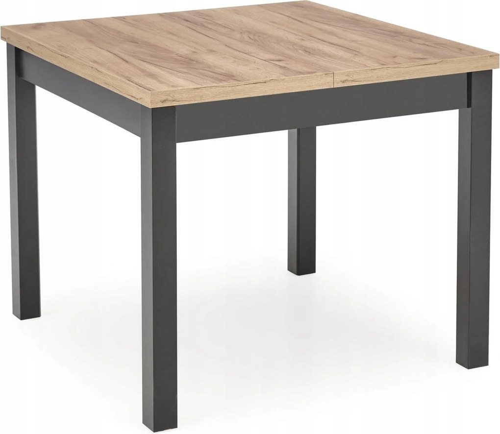 Összecsukható asztal étkezőbe, konyhába, nappaliba tölgy craft loft Tiago Négyzet