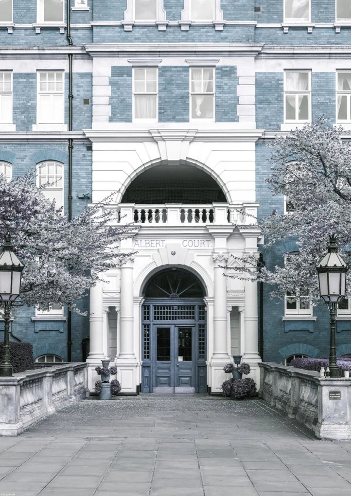 Poszter 42x59,4cm Albert bíróság épülete, Assaf Frank