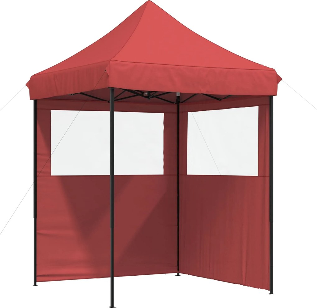 vidaXL Partysátor Burgundi 200 x 200 x 306 cm Oxford Szövet