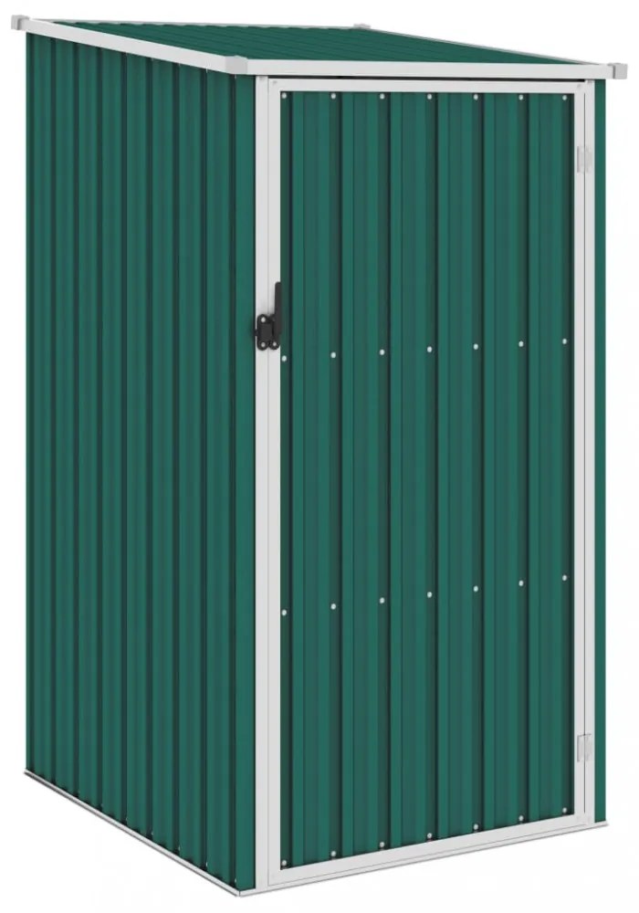 zöld horganyzott acél kerti fészer 87 x 98 x 159 cm