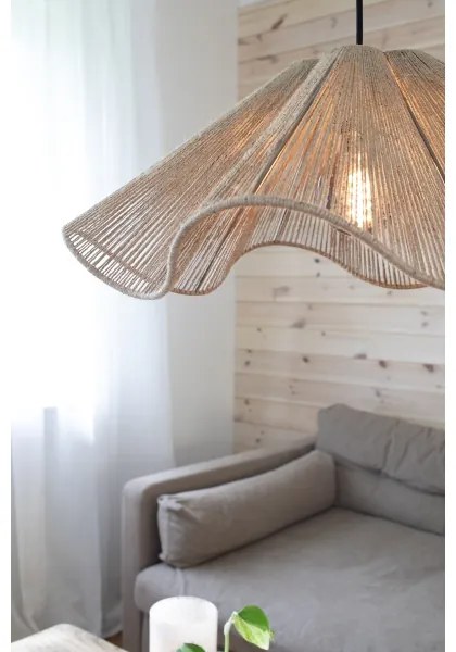 Markslöjd 108681 - Csillár zsinóron NAMI 1xE27/40W/230V barna