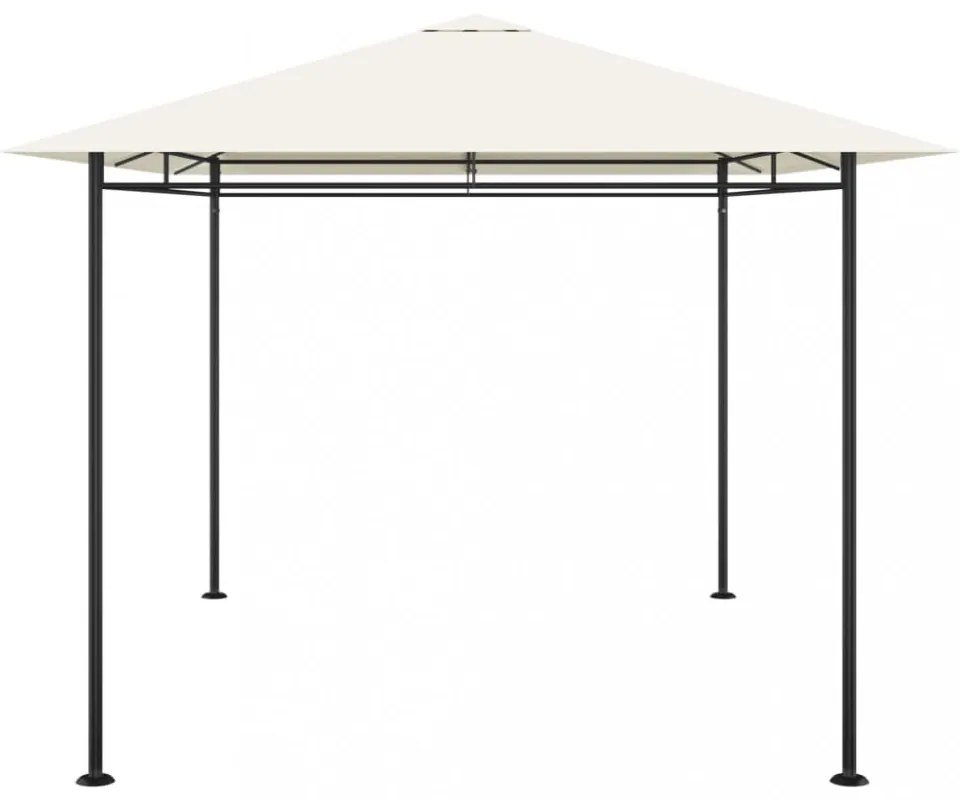 krémszínű pavilon 384x281x270 cm 180 g/m²