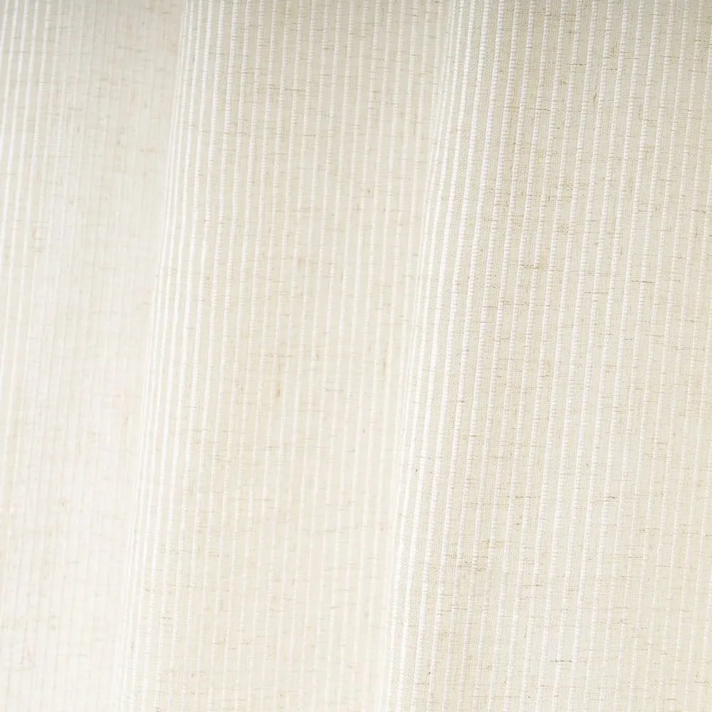 Bézs lenkeverék fényáteresztő függöny 140x260 cm Fifties – Casa Selección