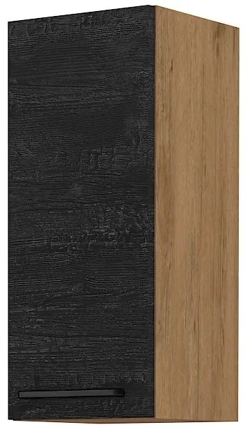 Felső konyhaszekrény Virion 30 G 72 1F (lancelot tölgy + sötét fa). 1046320