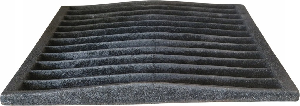 Öntöttvas Grillrács Kandalló Kályhához 30X25CM Cserépkályha Betét Grillrács