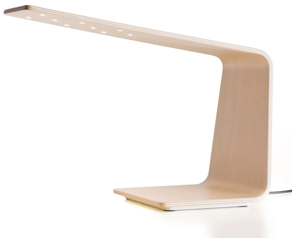 Stolní lampa LED1, více variant - TUNTO Model: přírodní bříza, bílá barva