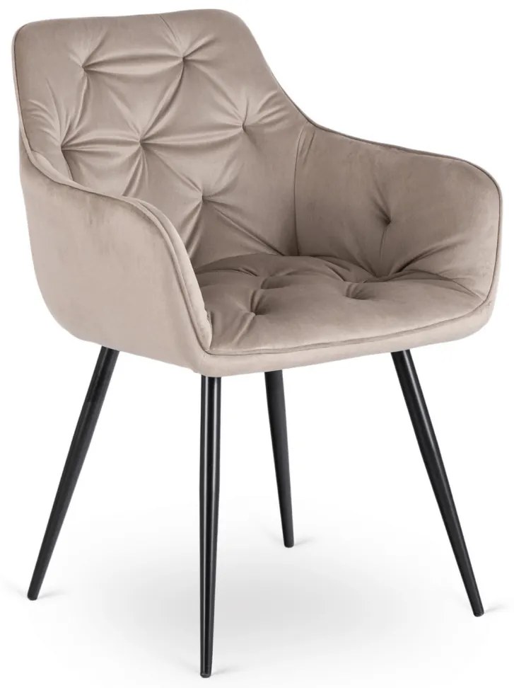 Bézs Bársony Étkezőszék. MODESTO