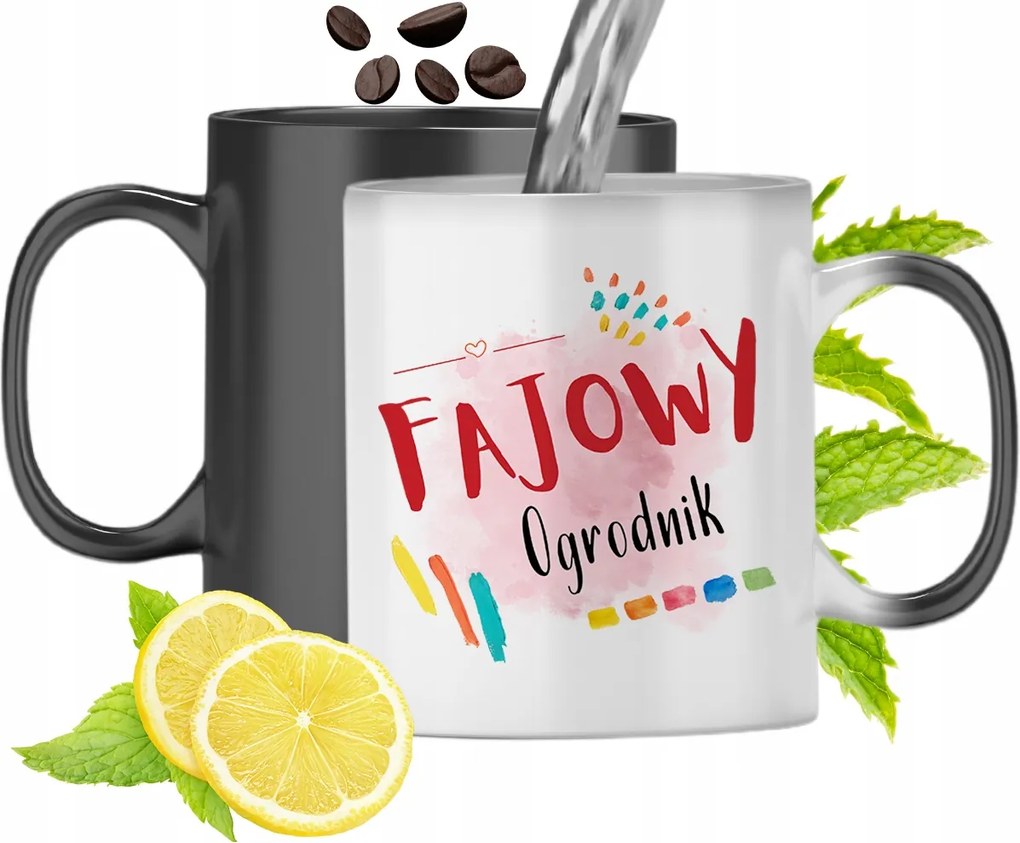 Mágikus Bögre Kertésznek Színváltós, fényképes nyomattal