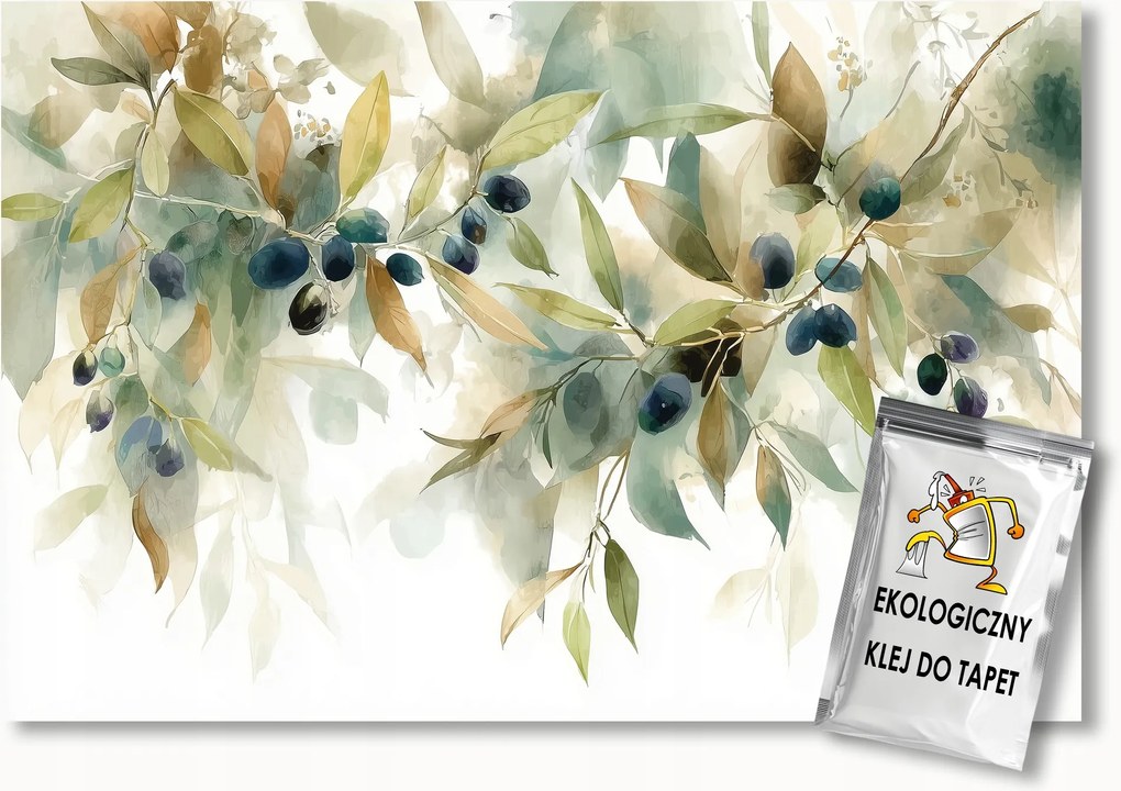 Fotótapéta Flizelina Természet Növények Fa Ág Olíva 200x140 ragasztó