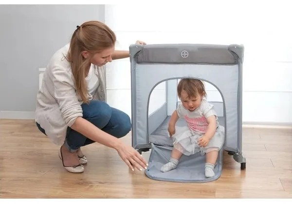 Lionelo - STEFI utazóágy, szürke