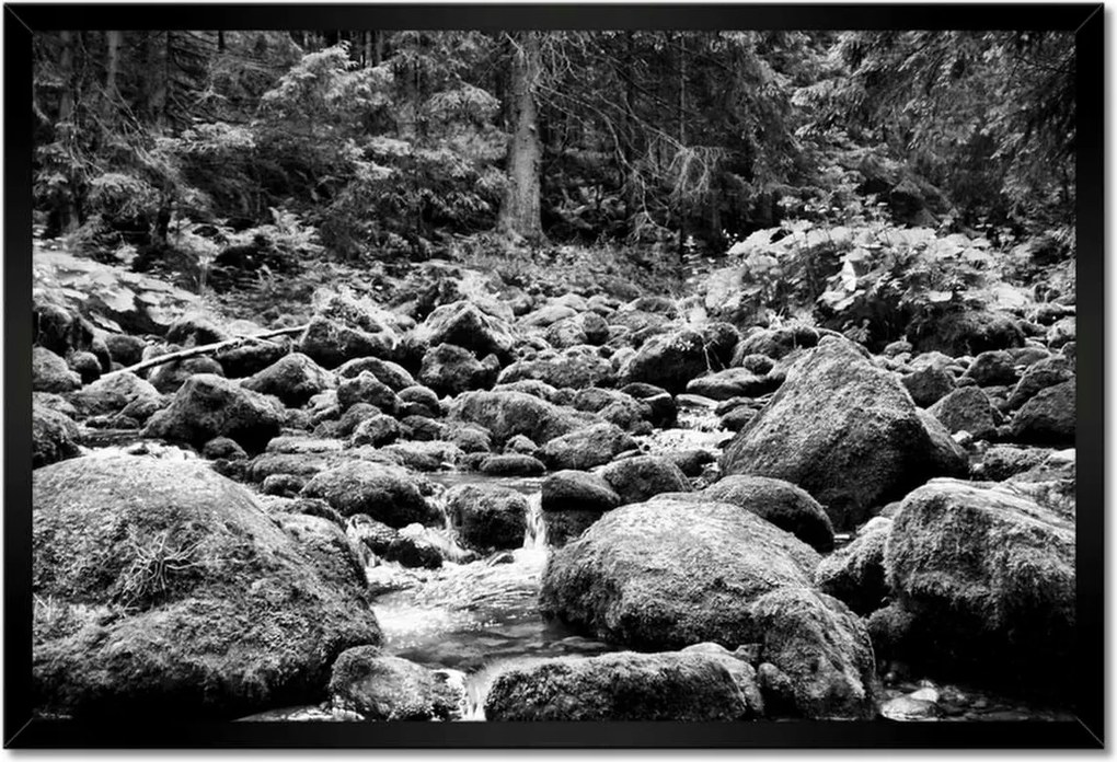 Poszterek keretben 60x40 Tátra Lengyel hegyek Kilátás