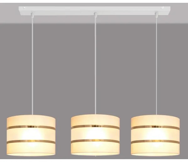 Csillár zsinóron HELEN 3xE27/15W/230V krém