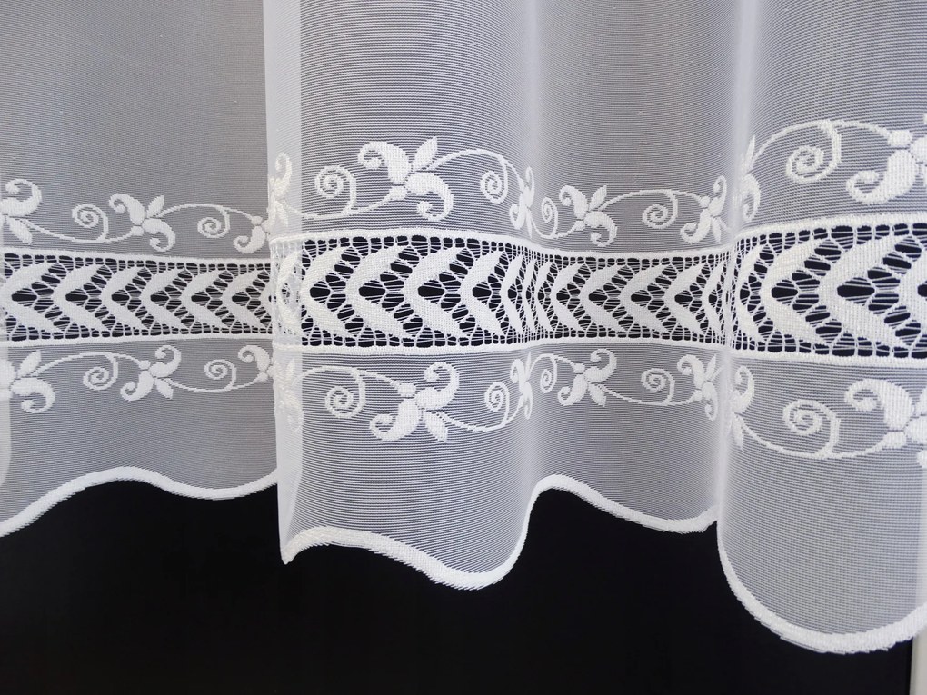 Mg Függöny 35893 Fehér 350x160cm kész, M szalaggal