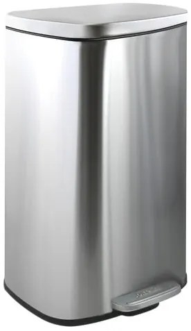 Spirella Spirella pedálos szemetes akira kefélt rozsdamentes acél soft-close 50 l 10.21574