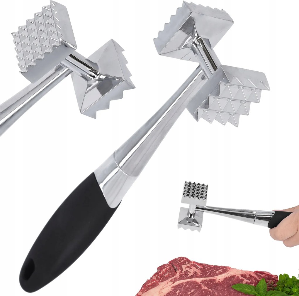 Húsklopfoló fém szelet kalapács habverő