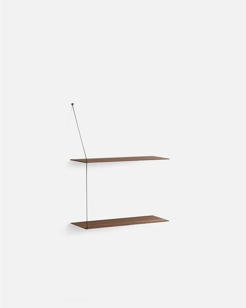Polc "Stedge", 60 x 22 cm, 4 változat- Woud Variáns: sötét tölgyfa