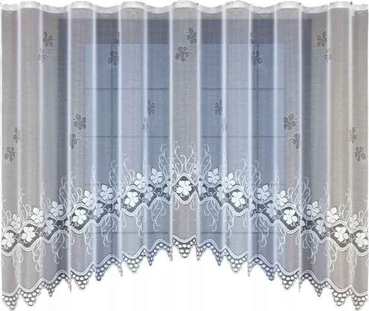 Mg Függöny 22257 jacquard 400x180cm kész pol szalaggal