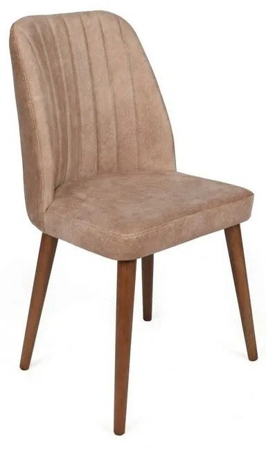 Alfa Beige and Walnut étkezőszék szett, 2 db
