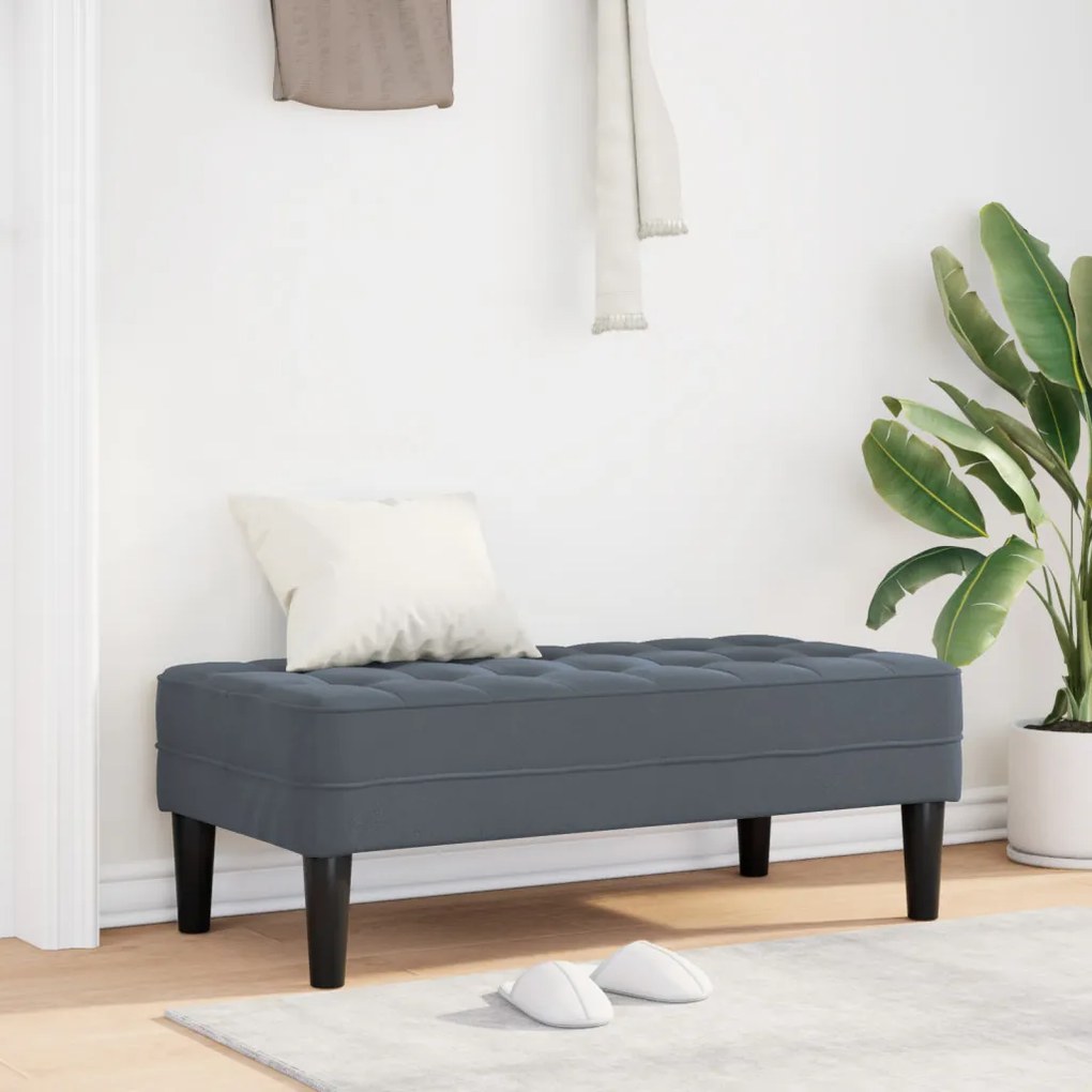 Pad Sötétszürke 113 cm Bársonyos
