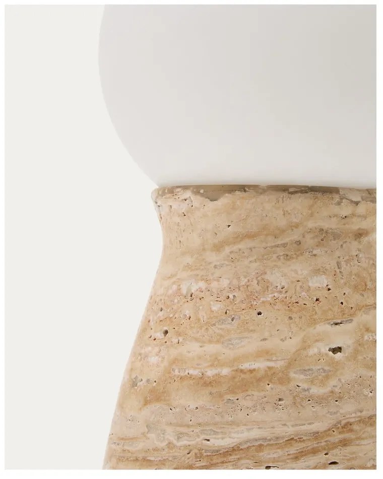 Bézs asztali lámpa (magasság 31,5 cm) Okeni – Kave Home