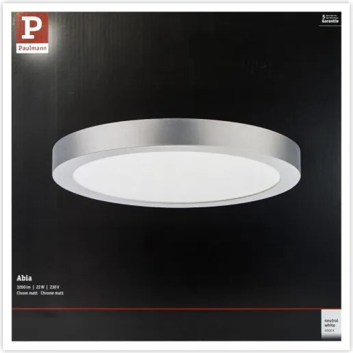 Paulmann 71023 - LED/22W Mennyezeti lámpa ABIA 230V matt króm