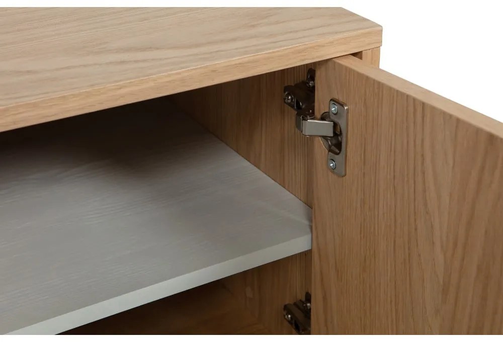 Natúr színű moduláris TV-állvány tölgyfa dekorral 110x44 cm Modulair – vtwonen