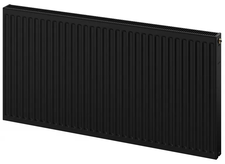 Mexen CC21, panelradiátor 900 x 2200 mm, alsó középső csatlakozás, 3907 W, fekete, W6C21-090-220-70